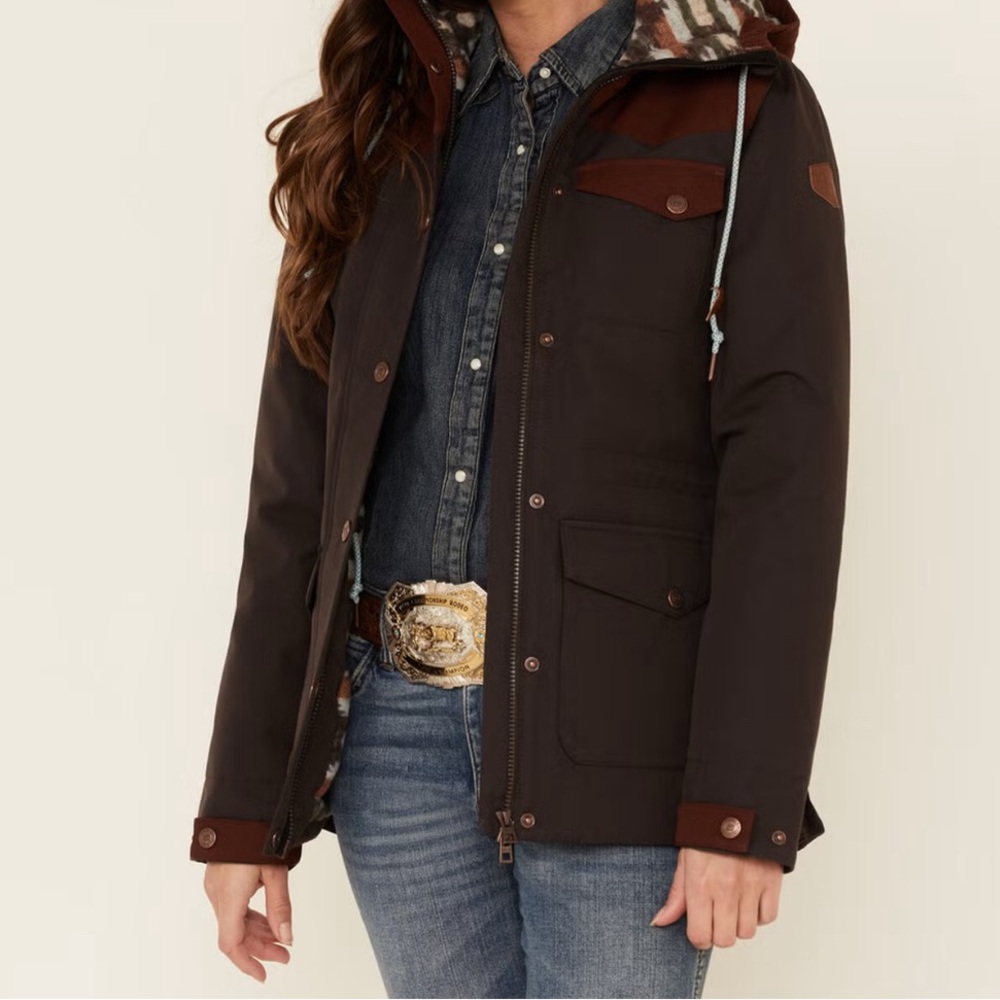 Cinch Aztec lined barn jacket